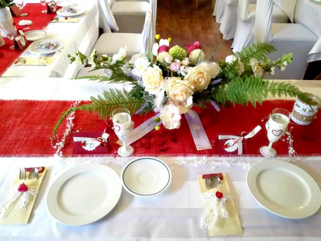 Tischdeko Hochzeit